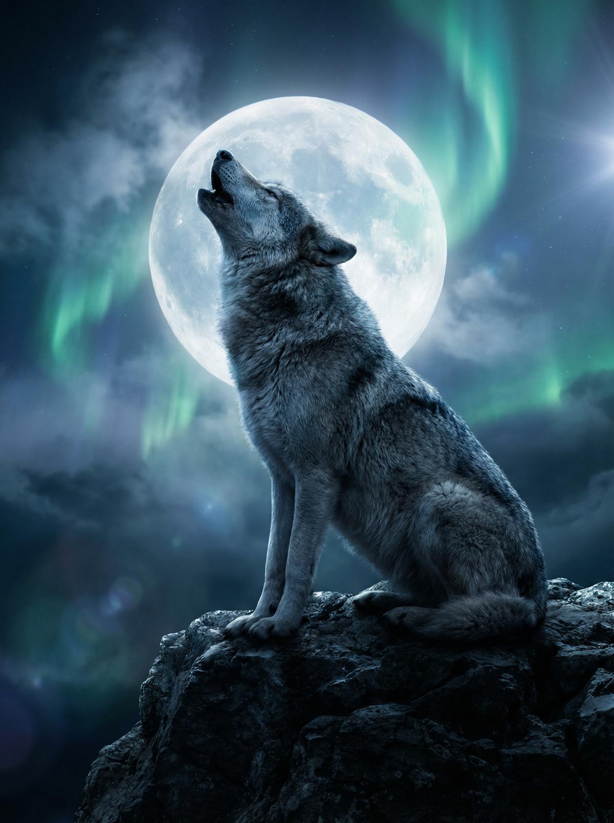 户外露出灰狼视频